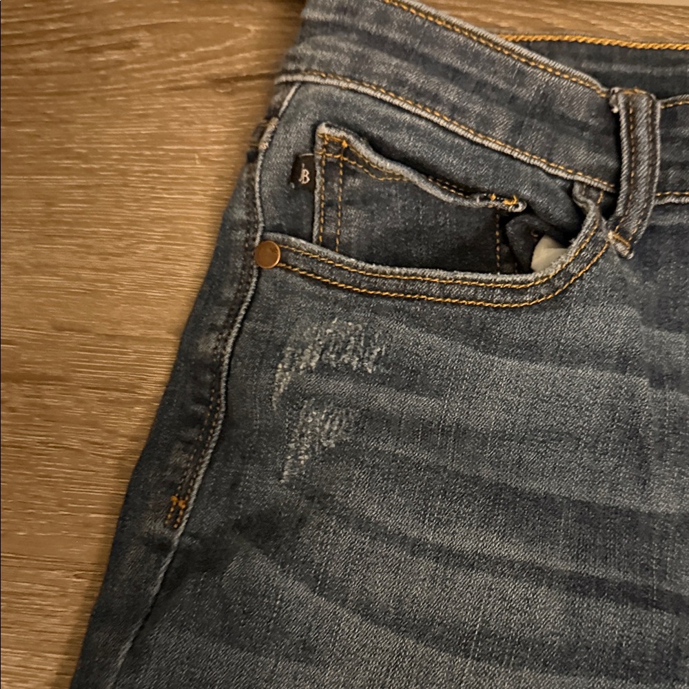 Judy Blue Dark Wash Skinny Jeans - Picture 4 of 8